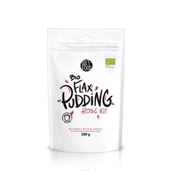 Diet Food, bio flax pudding z dziką różą, 200 g - Diet-food