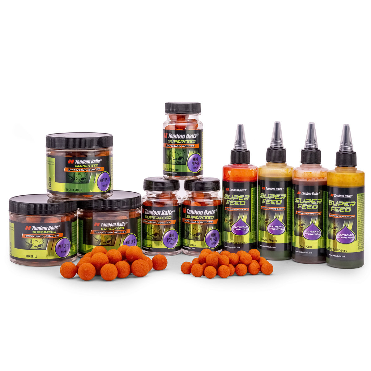 Tandem Baits Set de 4 Session Carp Baits Fishing Box XL Master Mix | Pellet Carpl