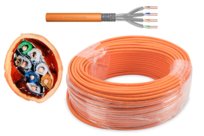 Digitus DK-1743-VH-050 kabel sieciowy Pomarańczowy