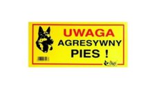 Dingo Metalowa tabliczka ostrzegawcza 