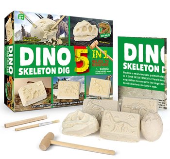 Dino 5W1 Dinozaur- Wykopalisko Super Zestaw 5 Szt. - Inna marka