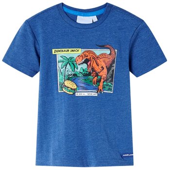 Dino T-shirt 92, ciemnoniebieski, 80% bawełna - Zakito Europe
