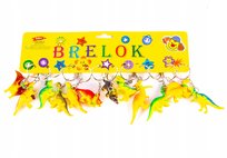 Dinozaur Brelok Zawieszka Do Kluczy Zestaw 12Szt Midex