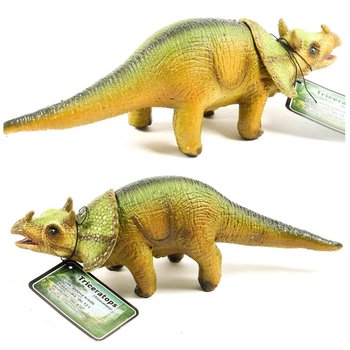 Dinozaur Ceratzaur Figurka  Gumowa 32 Cm Malowana