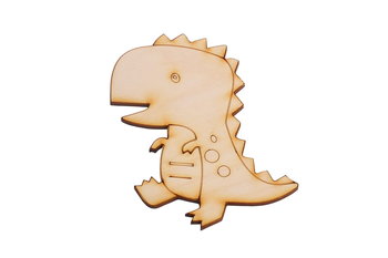 Dinozaur dekor ze sklejki - Zabawki Sensoryczne