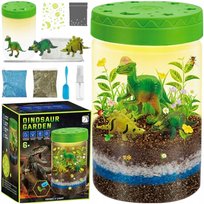 Dinozaur Ogród Zabawka Edukacyjna Terrarium Projektor Lampka Nocna Rośliny
