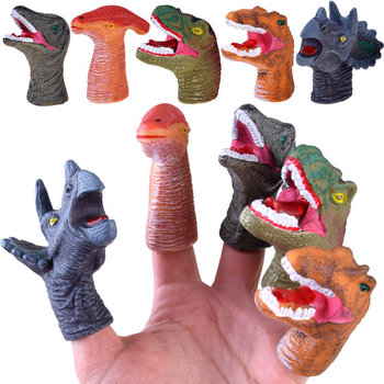 Dinozaur Pacynki na palec gumowe figurki 5 ZA4333 - Inna marka