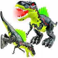 DINOZAUR T-REX DUŻY INTERAKTYWNY ZIEJE OGNIEM CHODZI RYCZY DZIEŃ DZIECKA