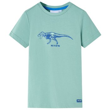Dinozaur T-shirt dziecięcy 140 jasne khaki - Zakito Europe
