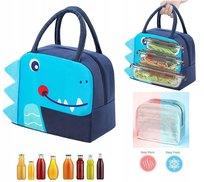 Dinozaur Torba Na Śniadanie Termiczna Izolacyjna Lunch Box Kanapnik 5,5L