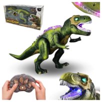 Dinozaur Zdalnie Sterowany Duży Interaktywny T-Rex Pilot Rc Led Dźwięk Ryk