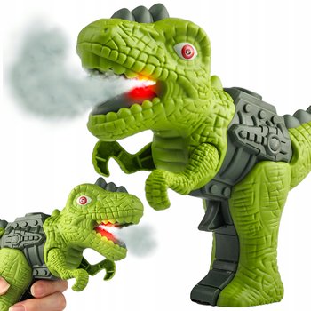 Dinozaur Ziejący Parą Strzelający Świecący T-Rex Interaktywny - Inna marka