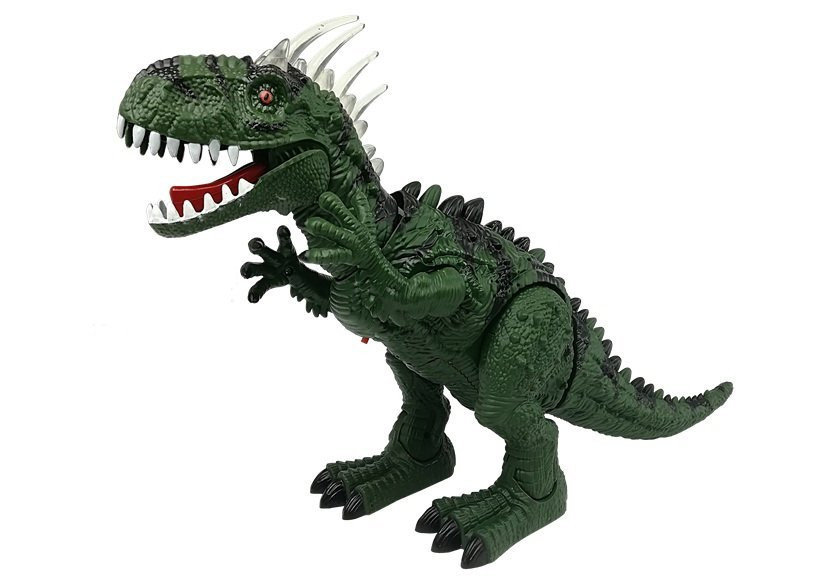 Zdjęcia - Figurka / zabawka transformująca LEAN Toys Dinozaur Zielony na Baterie Po 