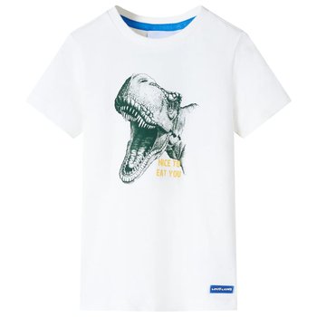 Dinozaurka 92 ecru, koszulka dziecięca 18-24 miesi - Zakito Europe