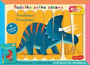 Dinozaury. Akademia mądrego dziecka. Pudełko pełne zabawy - Dmitroca Zbigniew