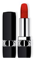 Dior, Rouge Couture Colour Lipstick Floral Lip Care Long Wear Refillable, Pomadka do ust 999 Velvet, 3,5 g