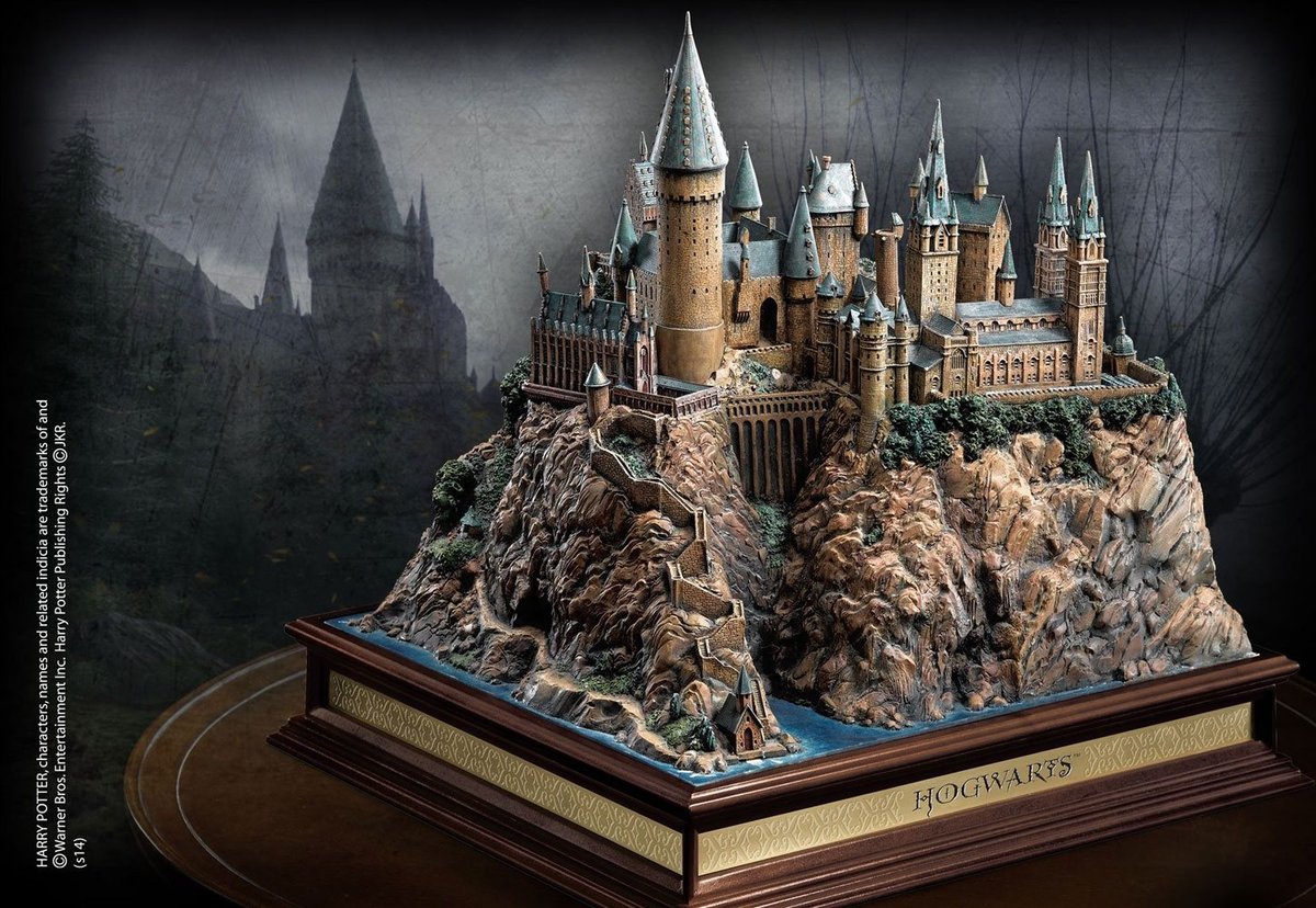 Noble Collection Diorama Hogwartu - Precyzyjna Wstawka z Figurkami - Harry Potter