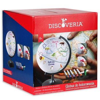 Discoveria, zabawka naukowa Globus do kolorowania - Discoveria