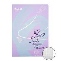 Disey zeszyt A4 Stitch fioletowy w kratkę 60 kartek LILO I STICH Kratka Patio