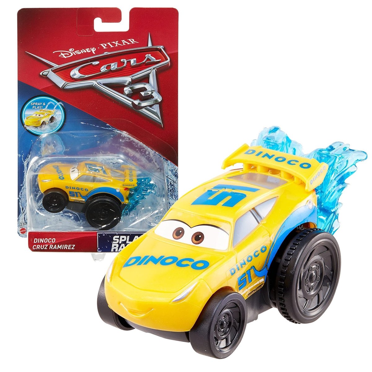 Disney, autko Splash Racers Dinoco Cruz Ramirez - Disney | Sklep EMPIK.COM