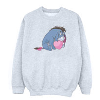 Disney Bluza Damska / Damska Kubuś Puchatek Z Ustami Kłapouchego (L / Jasnoszary) Disney