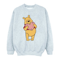 Disney Bluza Damska / Damska Winnie The Pooh Heart Eyes (XXL (193cm) / Jasnoszary) Disney