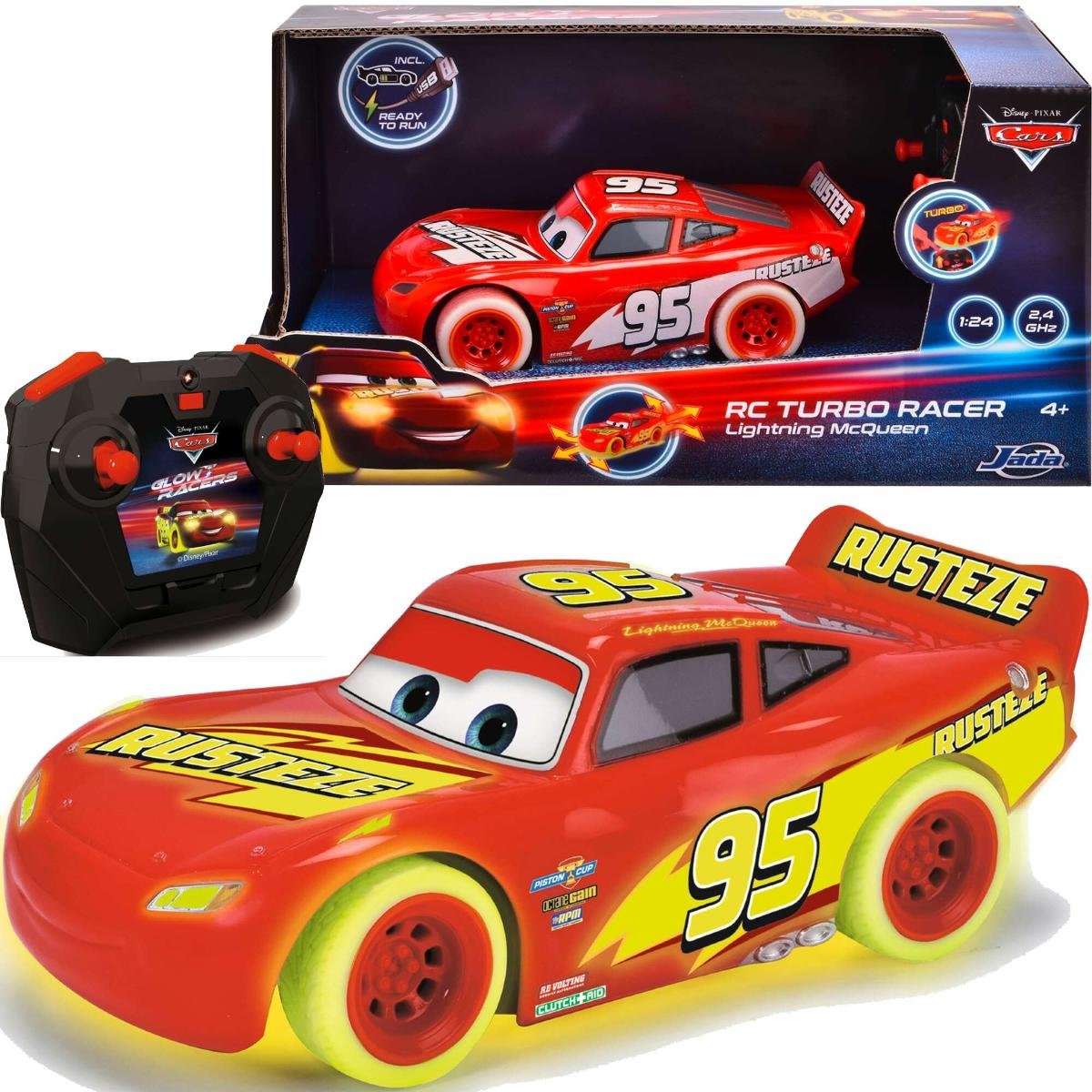RC Lightning McQueen Glow Racers 1:14 | Shop