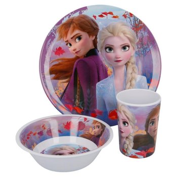 Disney Frozen 2 - Zestaw naczyń z melaminy (talerz, miska i kubek) - Stor