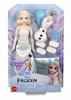 Disney Frozen lalka Elsa + figurka Olaf piasek i 4 stempelki - Frozen - Kraina Lodu