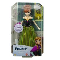 Disney Frozen Śpiewająca Anna, Lalka, Interaktywna zabawka, dla dzieci 3+ HMG45