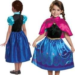 Disney Kraina Lodu Kostium dla dzieci strój karnawałowy Anna 109-123 cm 5-6 lat - Disguise