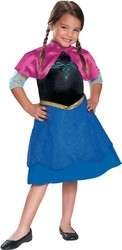 Disney Kraina Lodu Strój karnawałowy dla dzieci Anna 109-123 cm 5-6 lat - Disguise