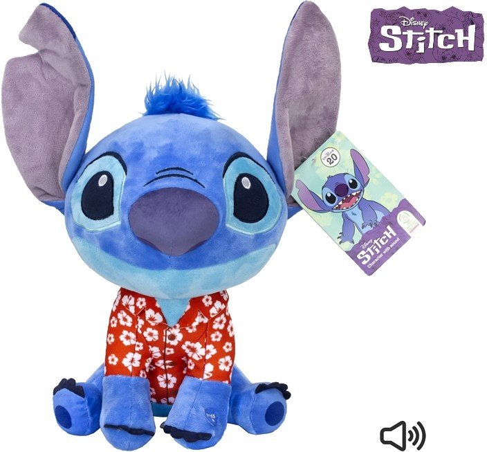 Zdjęcia - Maskotka Disney Lilo i Stitch plusz Hawaiian Stitch dźwięk 