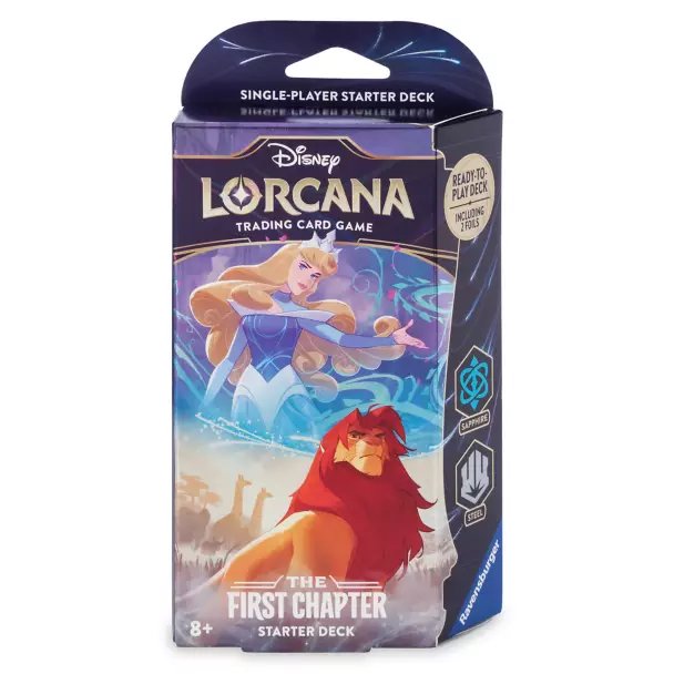 新品lorcana the first chapter staster deck disney-lorcana-the-first-