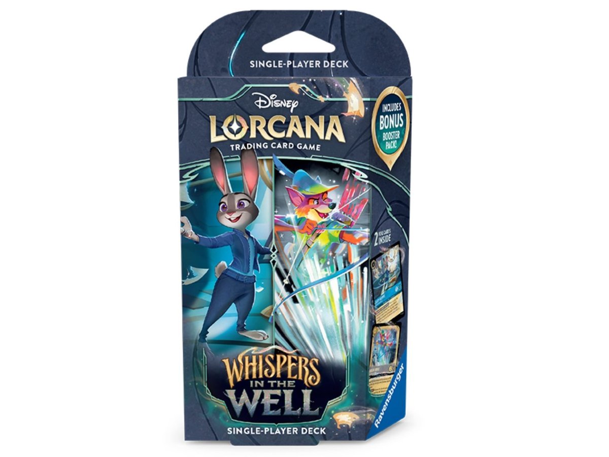 Disney Lorcana TCG - Whispers in the Well - Starter Deck (Sapphire & Steel) main image 1