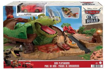 Disney Mattel Tor Cars Auta z Dinozaurem Dino HNL99 Zygzak Mcqueen - Auta