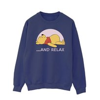 Disney Męska Bluza Kubuś Puchatek Relax (S (52-55 Cm) / Granatowy) Disney