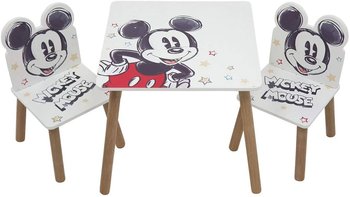 Disney Myszka Miki Stół Stolik 2 Krzesła Dzieci - MPMAX