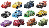 Disney Pixar Auta. Mikroauto Filmowy metalowy minipojazd, dla dzieci 3+ Mix GKF65 Auta