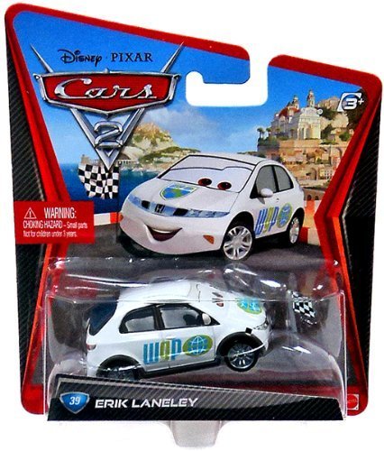 Disney / Pixar CARS 2 Movie 1:55 Die Cast Car Erik Lanely [WGP Starter ...