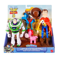 Disney Pixar Toy Story 5 PlayScale Chudy i Buzz Astral Hi - Tech na ratunek 2 - pak, dla dzieci 3+ i fanów JLR67