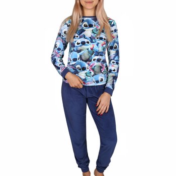 DISNEY Stitch Damska piżama z długimi spodniami, piżama długi rękaw M - Disney