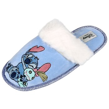 Disney Stitch damskie kapcie/papcie niebieskie, mięciutkie 40-41 EU / 7-8 UK - Disney