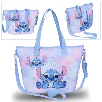 Disney Stitch Dziecięca torebka tie dye, torebka na pasku dla dziewczynki 32x23x8 cm - Disney