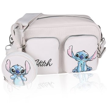 DISNEY Stitch Ecru Torebka + saszetka, na regulowanym pasku 22x14x8cm - Disney