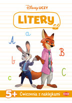 DISNEY UCZY. Ćwiczenia z naklejkami. Litery