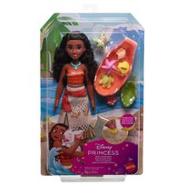 Disney Vaiana 2 Przyjaciele z oceanu, Lalka Vaiana, figurka żółwik i akcesoria, dla dzieci 3+ JFT12