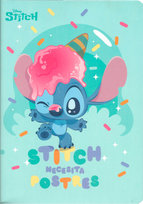 Disney ZESZYT A5, 60 KARTEK, gruba LINIA Z MARGINESEM, STITCH w linię