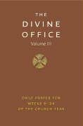 Divine Office Volume 3 Harpercollins Publishers