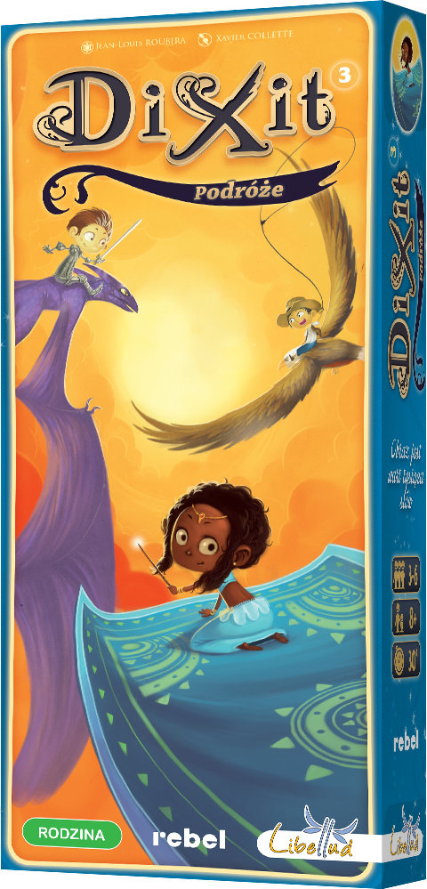 Dixit 3: Podróże, gra towarzyska, Rebel, dodatek do gry